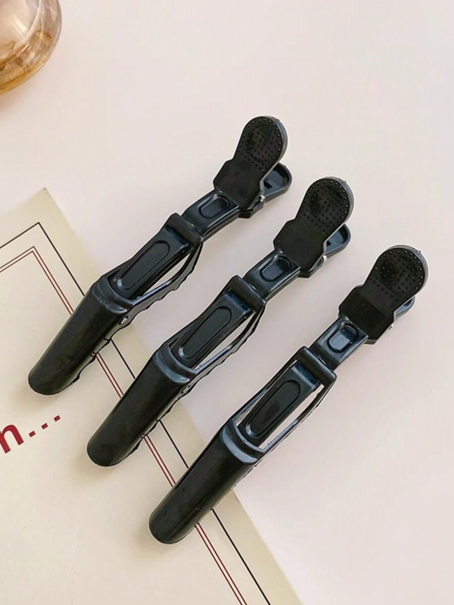 Lot de 5 pièces Pince à cheveux en forme d'alligator, pince à cheveux