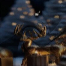 1 件/3 件/4 件圣诞主题餐椅套套装 - 可拆卸、可清洗、防污、耐磨的椅套，适用于家庭、厨房、办公室和派对装饰 - 彩色 - 查看 5