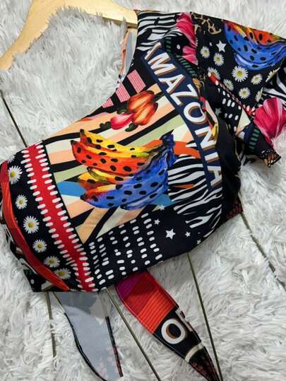 CROPPED FRORAL AMAZONIA MODA FEMININA VERAO