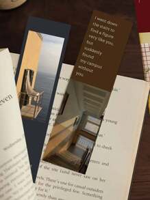 30 件风景书签，带有鼓舞人心的英文名言，适合学生的美学阅读标记，创意礼物和 DIY 页面装饰 - 彩色 - 查看 3