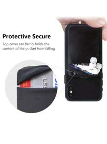 1 件固体胶粘袋卡套粘在手机壳背面，使用固体粘合剂，适用于多种型号的手机，放在带卡的随身物品上，手机粘贴在卡片/身份证上（双重安全），背面带自粘贴纸，兼容 iPhone Android 和所有智能手机卡夹卡夹钱包名片夹信用卡夹卡夹女士女士男士卡片钱包 Magsafe 钱包 - 彩色 - 查看 3