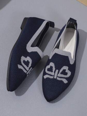 New Arrival Women Fashion Canvas Casual Slip-On Shoes, Comfortable Breathable Soft Sole Loafers, EU Size 20-24