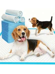 50/100/150/200 piezas Pañales desechables para perros superabsorbentes y sin olor para perros, gatos, conejos - 50pcs - Ver 1