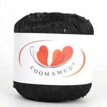 50 克闪亮亮片混纺纱线，适用于手工艺品、特种纱线绞纱 - 多色 - 查看 23