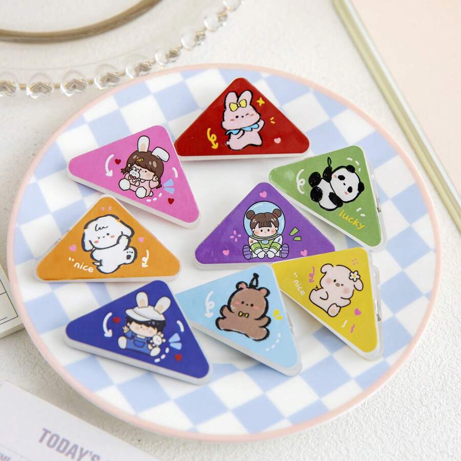 Strisce Fermafogli Trasparenti - 10,5 Cm, Confezione Da 100 Pezzi - Foto 13