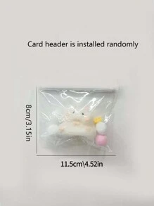 1pc Random Color Cute Plush Hamster Squeeze Toy, Anti-Stress Toy (Toy Surface Has Velvet, Please Do Not Open The Packaging) - Multicolor - View 9