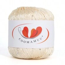 50 克闪亮亮片混纺纱线，适用于手工艺品、特种纱线绞纱 - 多色 - 查看 20