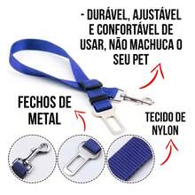 Pet Dog Cat Safety Belt Adjustable Pets Travel Protection - 紅色 - 查看 6