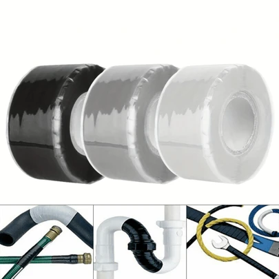 APORNI Silicone Self-Adhesive Tape, Waterproof & Heatproof Insulation Tape For Pipe, Wire, Electrical, Auto & Home Use