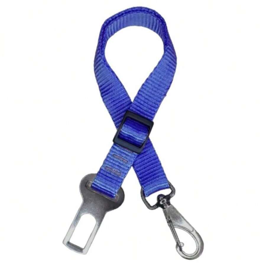 Pet Dog Cat Safety Belt Adjustable Pets Travel Protection - 藍色 - 查看 1