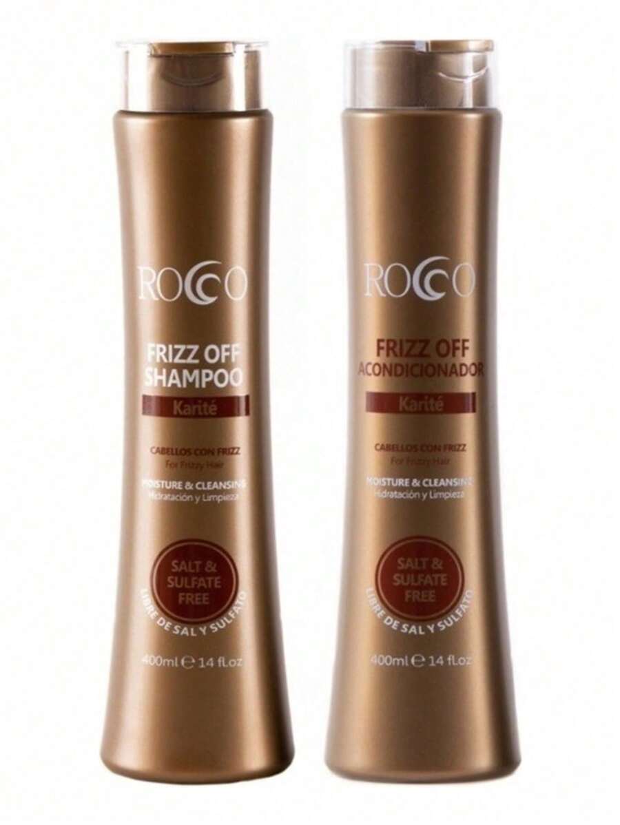 Rocco Shampoo + Acondicionador Frizz Off Sin Sal 400ml