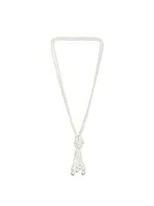 1件 1920年代风格女士串珠项链，仿珍珠串珠，复古摩登女郎风格，时尚仿珍珠长项链，复古服饰首饰项链，茶会礼物。情人节配饰