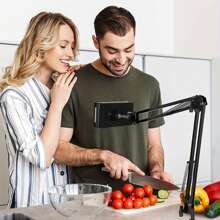 Cell Phone Holder Phone Holder Stand For Bed Desk 360° Flexible Adjustable Long Arm Clamp Bracket Mount Stand For IPad Phone (4.72''-7.09'')