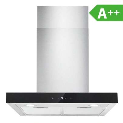 TopStrong Dunstabzugshaube 60cm, abzugshaube Umluft/Abluft, Dunstabzug mit 700 m³/h Luftstrom,Dunstabzug 60cm Edelstahl, 9 Stufen Soft Touch Steuerund, 2W LED-Licht [Energieklasse A++]