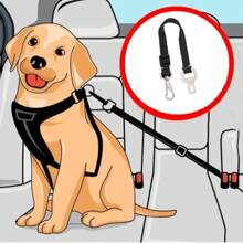 Pet Dog Cat Safety Belt Adjustable Pets Travel Protection - 藍色 - 查看 2
