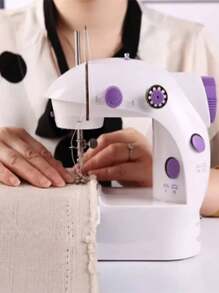 Portable Handheld Sewing Machine For Beginners, Quick Sewing, Manual - Multicolor - View 2