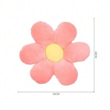 LIVINGANDHOME Living And Home Daisy Shaped Seat Cushion Flower Throw Pillow - 40cm L x 40cm W  Pink - View 7
