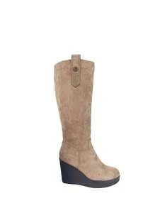 TULIPANO Women Mid-Calf Boots - 卡其色 - 查看 2