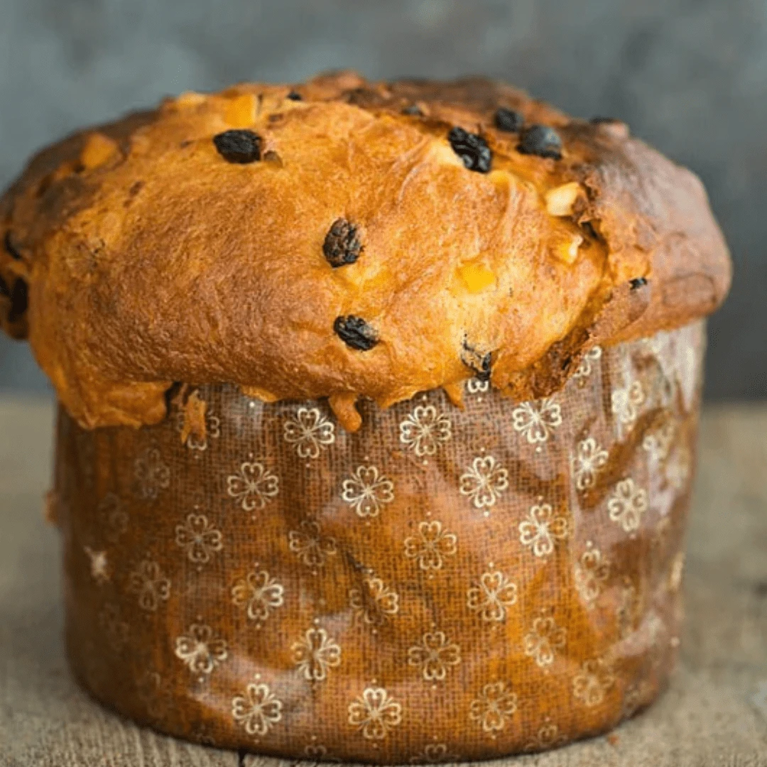 Printed Panettone Paper Mold 500g With 100 Units - Mocha Brown - View 1