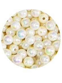200 Irregular Pearls 8mm Beads Loop Jewelry And Crafts - Cream - View 1