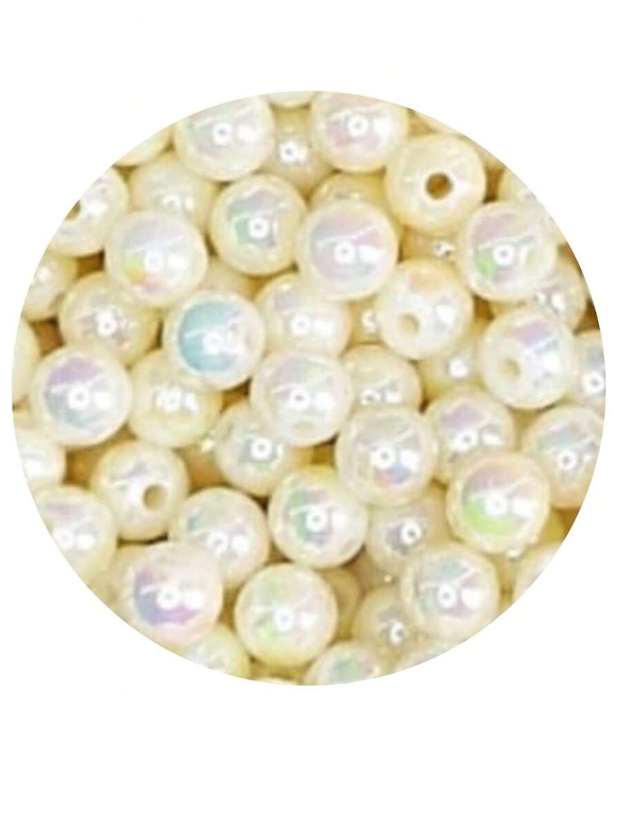 200 Irregular Pearls 8mm Beads Loop Jewelry And Crafts - Cream - View 1
