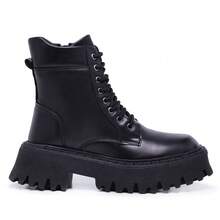 Blogger Tractor Boot Mid-Calf - 黑色 - 查看 6