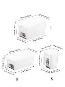 1set Japanese Style Refrigerator Storage Boxes, Drawer Freezer Organizer Containers For Food Preservation, Suitable For Homes, Kitchens, Outdoors, Parties, Gifts, Birthdays