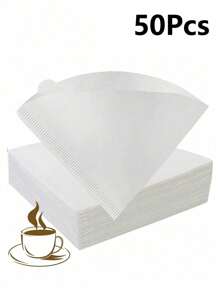 40/50/100/200 片咖啡滤纸、咖啡滤纸、锥形滤纸、易于使用升级设计尺寸 V02、适用于手冲和滴滤咖啡机的咖啡茶滤纸、V 形手冲咖啡滤纸、滤杯使用滤纸、手冲咖啡滤纸、兼容滴滤咖啡机 Back To School