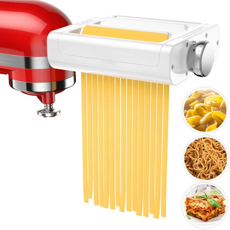 Pasta Maker Attachment For KitchenAid Stand Mixers 3 In 1 Set Pasta