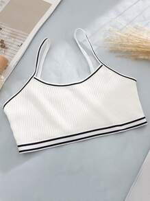 3pcs/Set Tween Girls Wireless Training Bras Soft Sports Bras For 8-12 Years