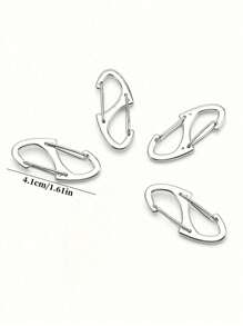 1/3/5件装背包拉链锁套装，防盗拉链夹可确保拉链闭合，背包扣合金户外露营多功能S型扣金属钩，学校用品教师礼物返校教师配件 - 彩色 - 查看 6