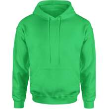 Basics - Pure & Simple Blank Apparel Adult Hoodie Sweatshirt - Kelly green - View 1
