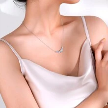 2.8CT 100% D Màu VVS1 Moissanite Seventh Princess Mặt Dây Chuyền Nguyên Bản S925 Bạc Sterling Mạ Vàng Trắng Phù Hợp Với Phụ Nữ Đeo Hàng Ngày - trắng - Xem 8