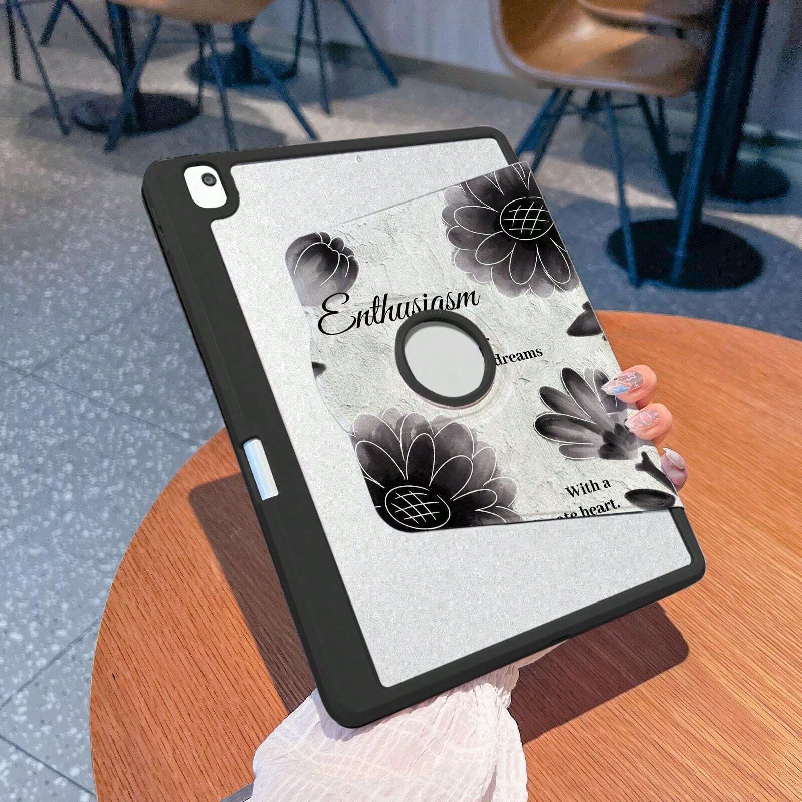 Pen Slot+720° Rotation IPad Case Pro 2024 13Inch/5th /6th/Pro 1st 2nd