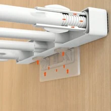 1 pezzo ripartitore di armadietti, ripiano di archiviazione del ripiano dellarmadio con design espandibile a parete regolabile, colore casuale - perfetto per organizzare armadietti e credenze, camera da letto universitaria