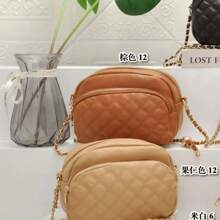 Crossbody Shoulder Bags Mini Women's Bag YB1002 - white brown - View 3