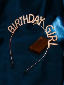 1 pieza Corona de cumpleaños de moda y única para niñas, tocado para fiesta de cumpleaños - Multicolor - Ver 11