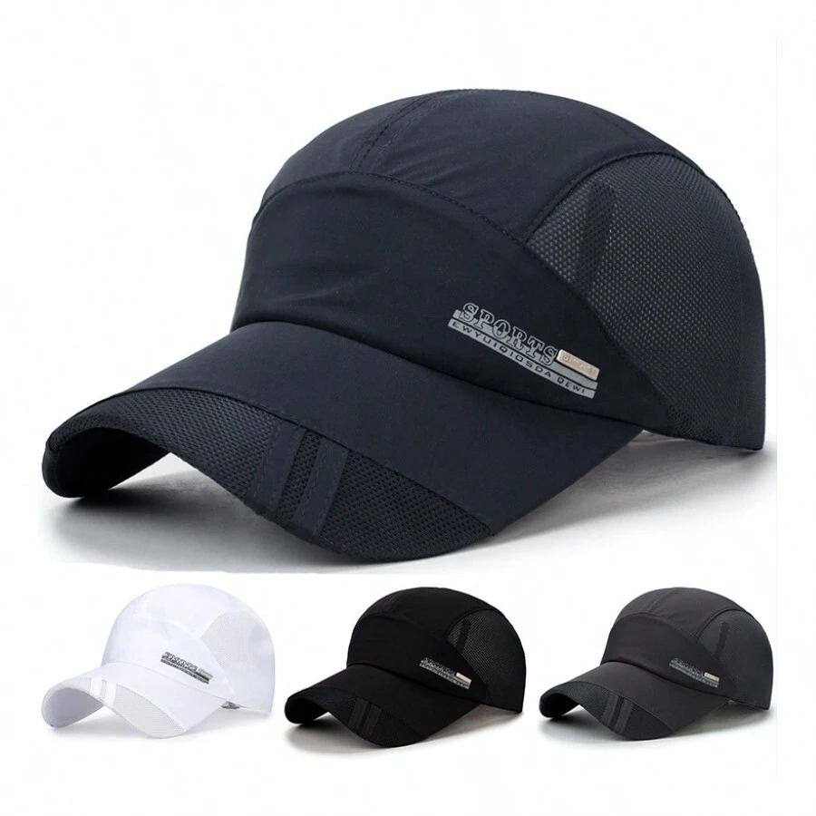 1 件户外运动防晒帽，轻便透气，适合各种休闲运动 - 彩色 - 查看 1