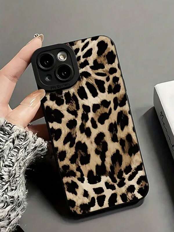 Geparden-Muster, Leoparden-Muster Schutzhülle kompatibel mit iPhone 11/12/13/14/12 Pro Max/11 Pro/14 Pro/15/XS Max/X/XR/7/8/8 Plus, kann als Geschenk zum Geburtstag, für die Freundin oder den Freund geeignet sein