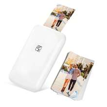 HPRT MT53 A Mini High-Definition Wireless Portable Photo Printer That Can Be Directly Connected To A Mobile Phone. It Supports Color High-Definition Restoration And Is Compatible With IOS/Android Devices. It Uses ZINK Printing Technology And Can Also Print High-Definition Restorations Of Videos For VR. It Is Convenient To Carry Around For Easy Printing Of 3-Inch Photos. - 白色 - 查看 6