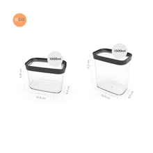 Kit Set Of 6 Acrylic Airtight Food Containers - 粉色 - 查看 3