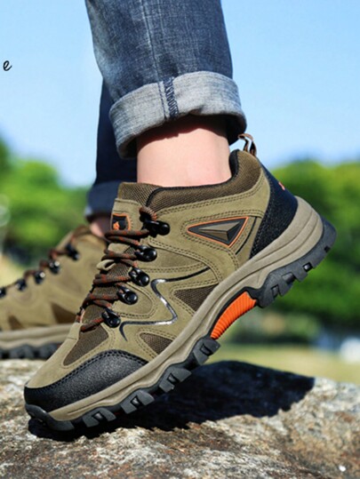 Zapatos para senderismo y deportes al aire libre 2025 nuevos, de malla y, cómodos y transpirables, ligeros y duraderos, con suela de goma antideslizante, de moda y versátiles para hombres