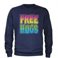 Free Hugs Adult Crewneck Sweatshirt