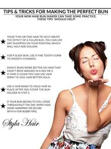 6 Stücke kleine Donut Haarbun Maker für Mädchen, Ballett Bun Maker für Mädchen, Socken Bun Haar Maker, Haar Donut Bun Maker, einfacher Bun Haar Bun Maker, (6 Stücke braun 2 Inch Größe)