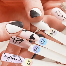 1-500pcs Sticker Labels, For Nail Polish, Gel Nail Polish Marking, Manicure Tools, Office Organization, Waterproof Labels