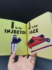 Thẻ học chữ cái ABC dành cho những tay đua xe tương lai Quà tặng sinh nhật – Chất liệu bìa cứng – Thẻ chữ cái giáo dục với chủ đề ô tô Nhật ký Quà tặng Halloween Quà tặng Giáng sinh - Nhiều màu - Xem 4