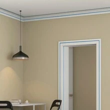 14 厘米宽自粘装饰边条,用于墙壁、天花板、踢脚板、家具边缘保护,防水且可清洗 - 彩色 - 查看 6