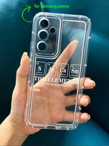 Ốp lưng trong suốt in khẩu hiệu & nguyên tố hóa học tương thích với Apple IPhone 11/12/13/14/15/15pro/15 Plus/15 Promax/7plus/8plus/X/Xs Max/Xr/11pro/12pro/13pro/14pro/12mini/13mini/11promax/12promax/13promax/14promax/14plus/6/6s/6plus/7/8/Se&Samsung Galaxy/A54/A14/A12/A13/A15/A32/A33/A24/A52S/S20/S21/S22/S23/S24/S23Plus/S24ultra - Nhiều màu - Xem 4