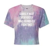 Surely Not Everybody Was Kung-Fu Fighting  Cropped T-Shirt