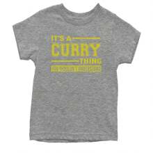 It's A Curry Thing, You Wouldn't Understand Basketball Youth T-Shirt - Tie-dye jellybean - View 4
